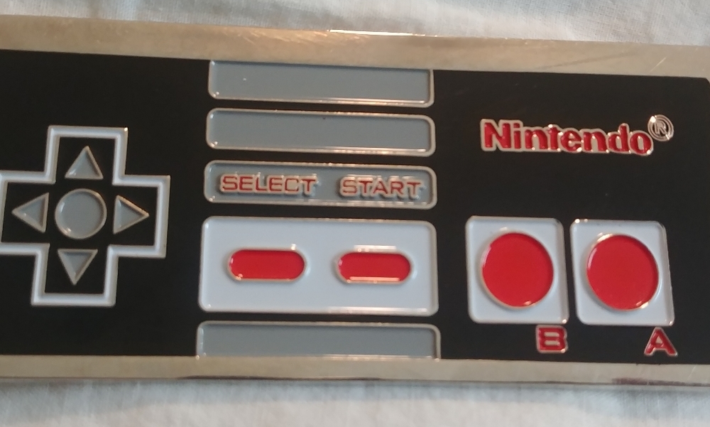 Nintendo game pad belt buckle